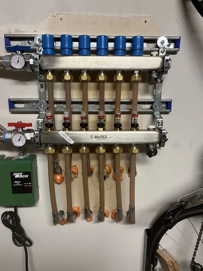 Plumber performing Leak Detection at a residential property in Cottrellville